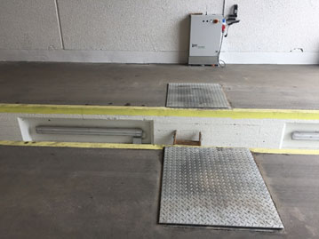 As shown here, the plate size of 39.4 inches lateral and 32.5 inches longitudinal provides the possibility to test steering and suspension systems in vehicles with a high variation of wheel bases. 